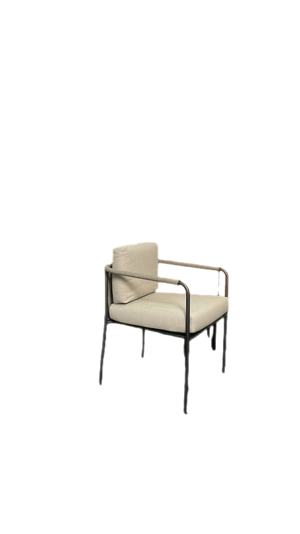 Fauteuil Expormim Nido Beige et Noir - 3-4
