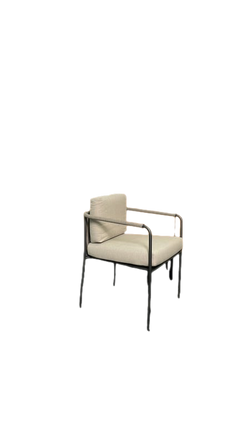 Fauteuil Expormim Nido Beige et Noir - 3-4