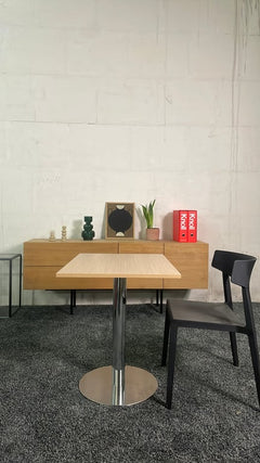 Table de cafétéria rectangulaire 80x60cm