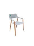 Chaise de cafétéria Brunner Halm - avec accoudoirs