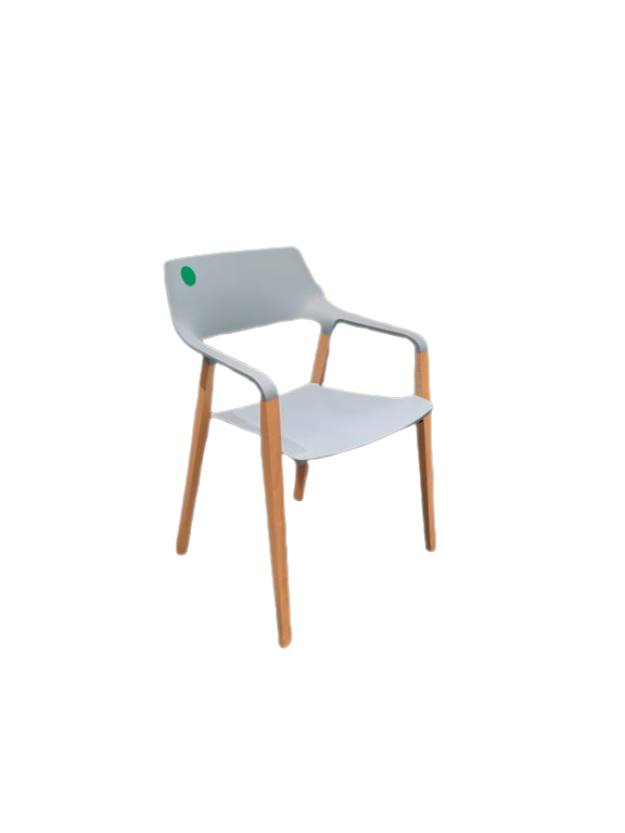 Chaise de cafétéria Brunner Halm - avec accoudoirs - 3-4