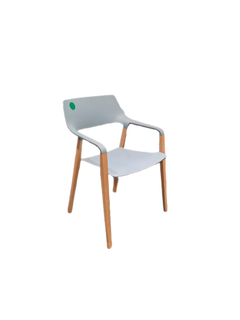 Chaise de cafétéria Brunner Halm - avec accoudoirs - 3-4