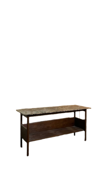Table basse rectangulaire 120x45 marbre Emperador - Wendelbo Collect