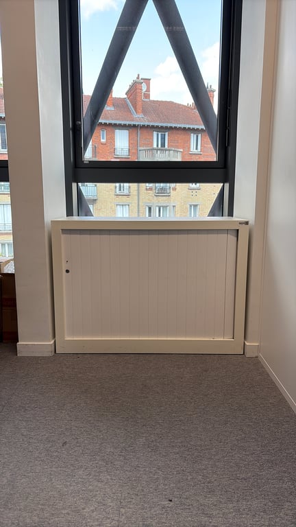 Armoire Basse avec Portes Coulissantes