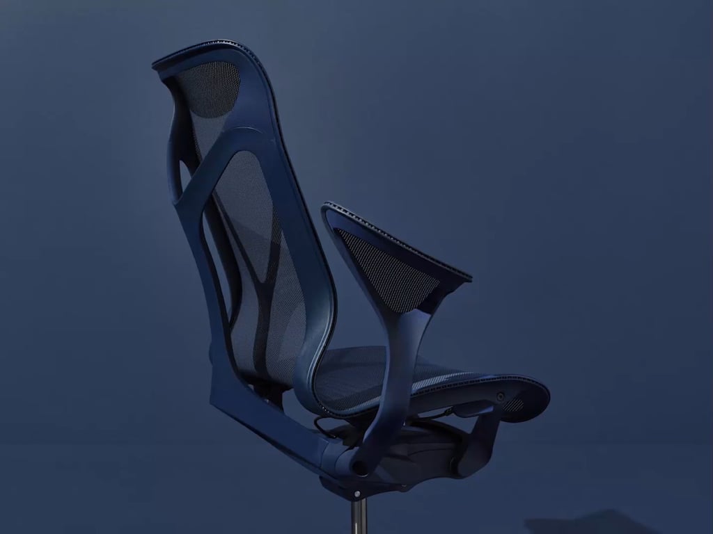 Fauteuil de bureau pivotant avec dossier en résille