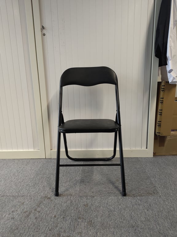 Chaise de réunion pliante avec pieds droits