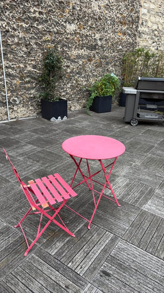 Table d'extérieur ronde 60x60 - 3-4