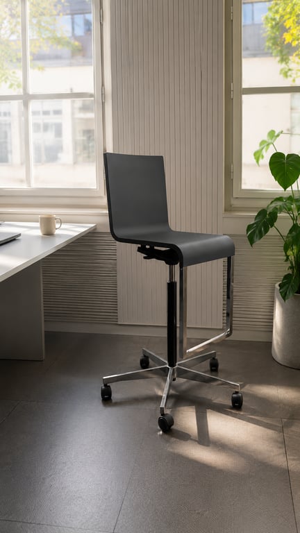 Chaise de réunion Vitra sans accoudoirs
