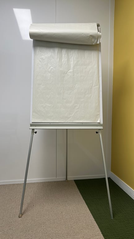 Tableau sur pied papier - face