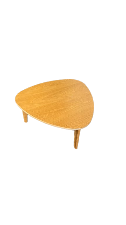 Table basse ovale 60x60 bois