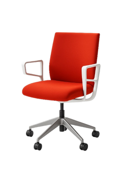 Fauteuil de bureau Orange avec roulettes