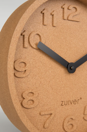 Horloge murale Zuiver Cork time