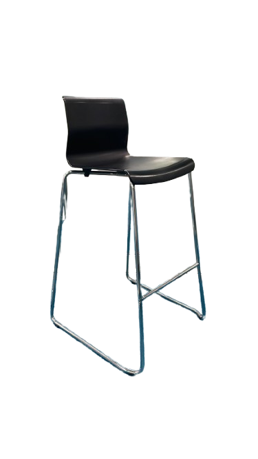 Chaise tabouret haut IKEA Glenn noir
