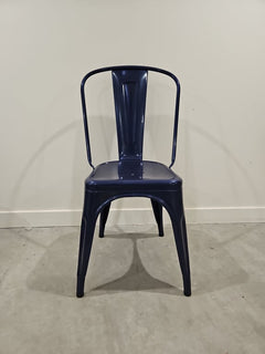 Chaise d'extérieur en métal Dark Blue