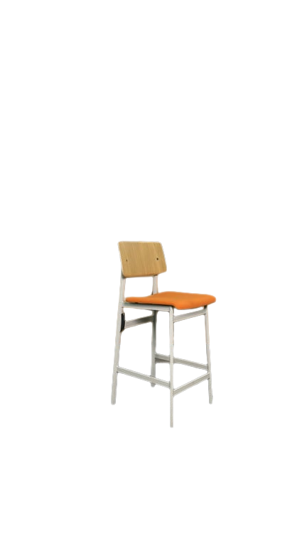 Tabouret haut Muuto Loft Orange - 3-4