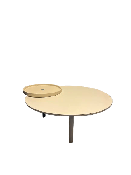 Table basse ronde en métal