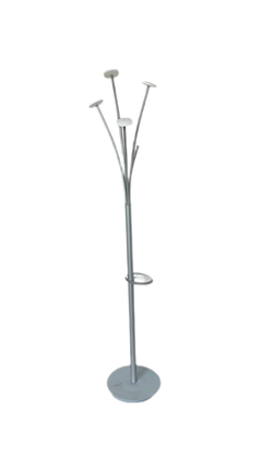 Porte-manteaux en plastique gris - 3-4