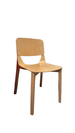 Chaise de cafétéria en bois - 3-4