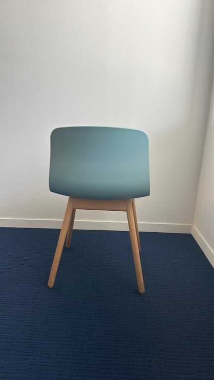 Chaise de réunion Hay Coque Bleu - arriere
