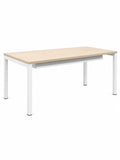 Bureau droit 160x80 - Mélaminé Chêne clair