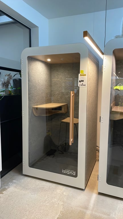 Cabine acoustique Solo Work With Island - ambiance