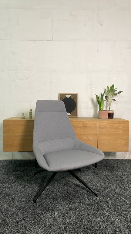 Fauteuil Inclass Dunas XL Gris - face