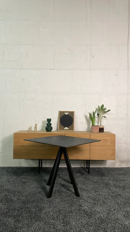 Table de cafétéria 80x80 Pedrali - Arki-Base ARK4 - face