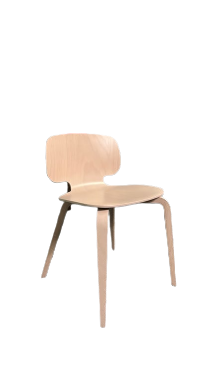 Chaise de cafétéria La chaise Française H10 Bois