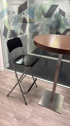 Chaise haute pliante IKEA noire - 3-4