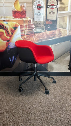 Chaise de réunion Muuto Rouge et Noir - 3-4