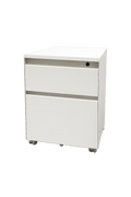 Caisson 2 tiroirs blanc
