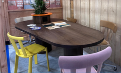 Table de réunion ovale 240x120 For Me Lab - Saturne