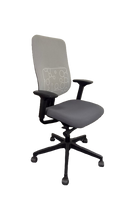 Fauteuil de bureau Steelcase Reply Tapissé Gris