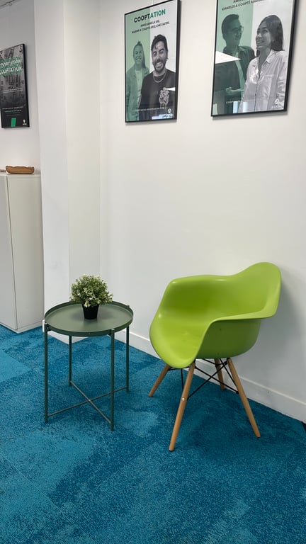 Chaise de réunion plastique Atlantis - 3-4