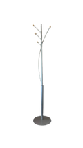 Porte-manteaux en métal gris