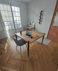 Table de Réunion Rectangulaire 120 × 120 pieds bleu foncés Tiptoe