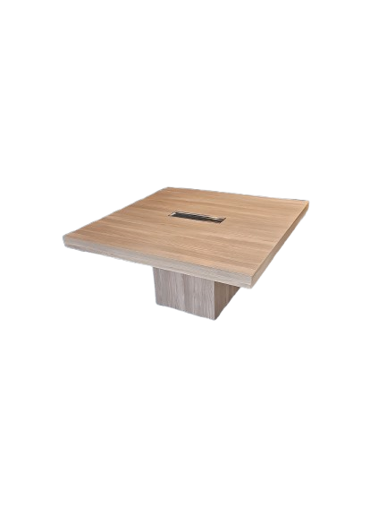 Table de réunion rectangulaire en bois