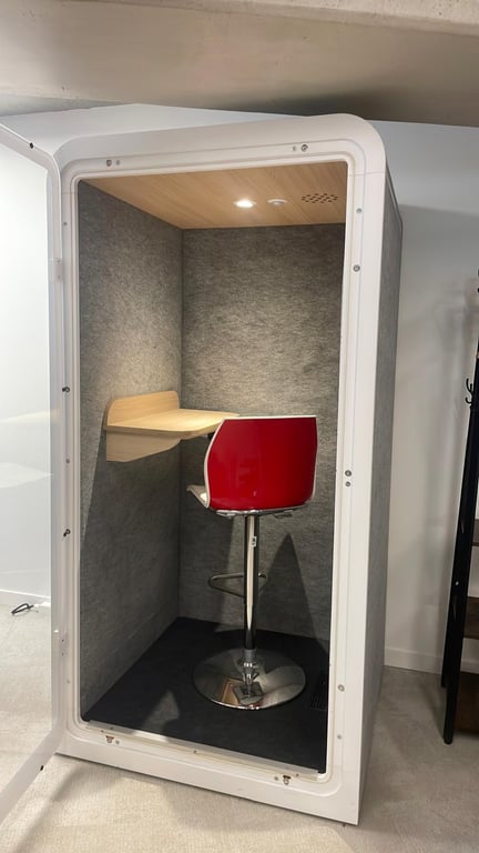 Cabine acoustique solo Work With Island Plexiglass