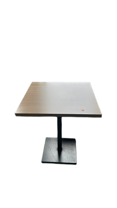 Table de cafétéria 70x70 Chêne clair - face