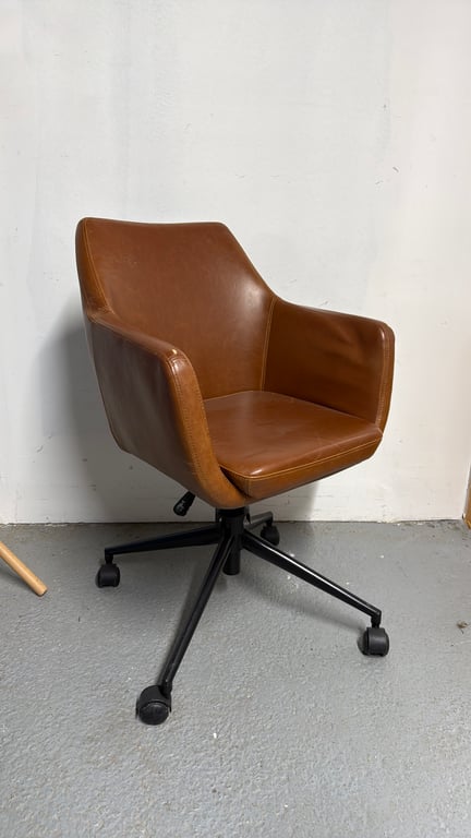 Chaise de réunion Maison du Monde Davis Cuir - 3-4