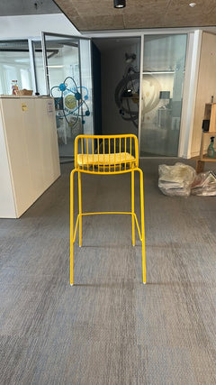 Chaise haute en métal Pedrali - arriere