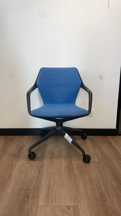 Chaise de réunion Steel Blue - face