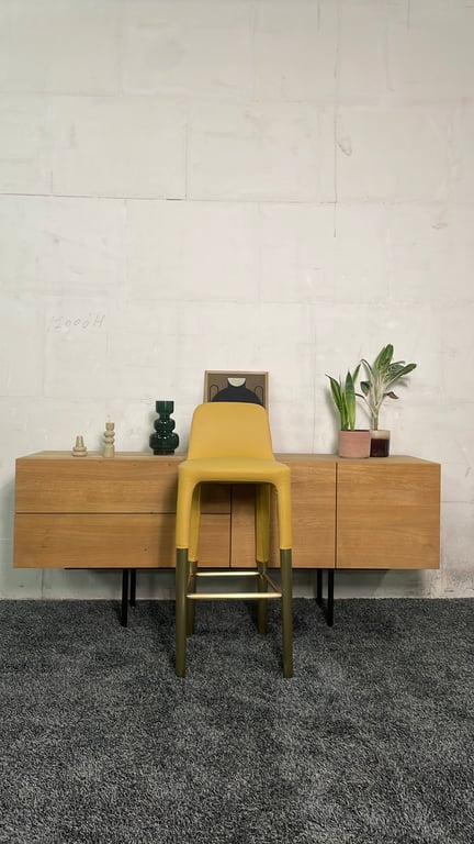 Tabouret haut Pedrali Ester 698 Jaune - face