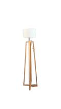 Luminaire sur pied en bois
