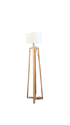Luminaire sur pied en bois - 3-4