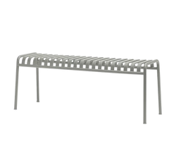 Banc Palissade en Métal Gris