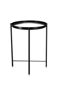 Table basse ronde 44x44 Métal noir