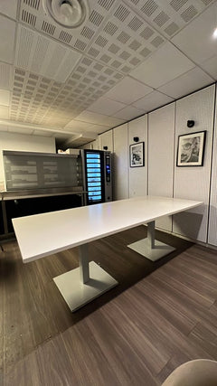 Table rectangulaire 240x100 blanche