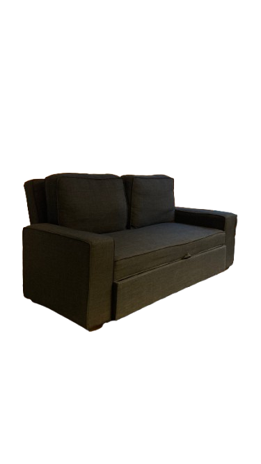 Canapé rectangulaire avec accoudoirs en tissu