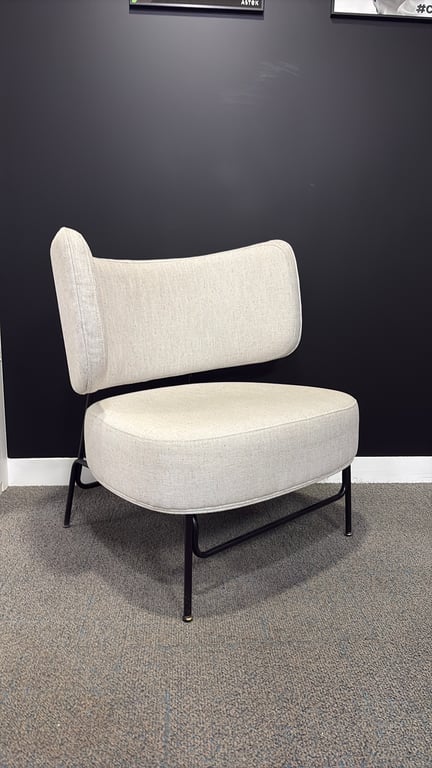 Fauteuil Annud Crème clair - 3-4